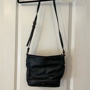 Fossil Leather Adjustable Crossbody